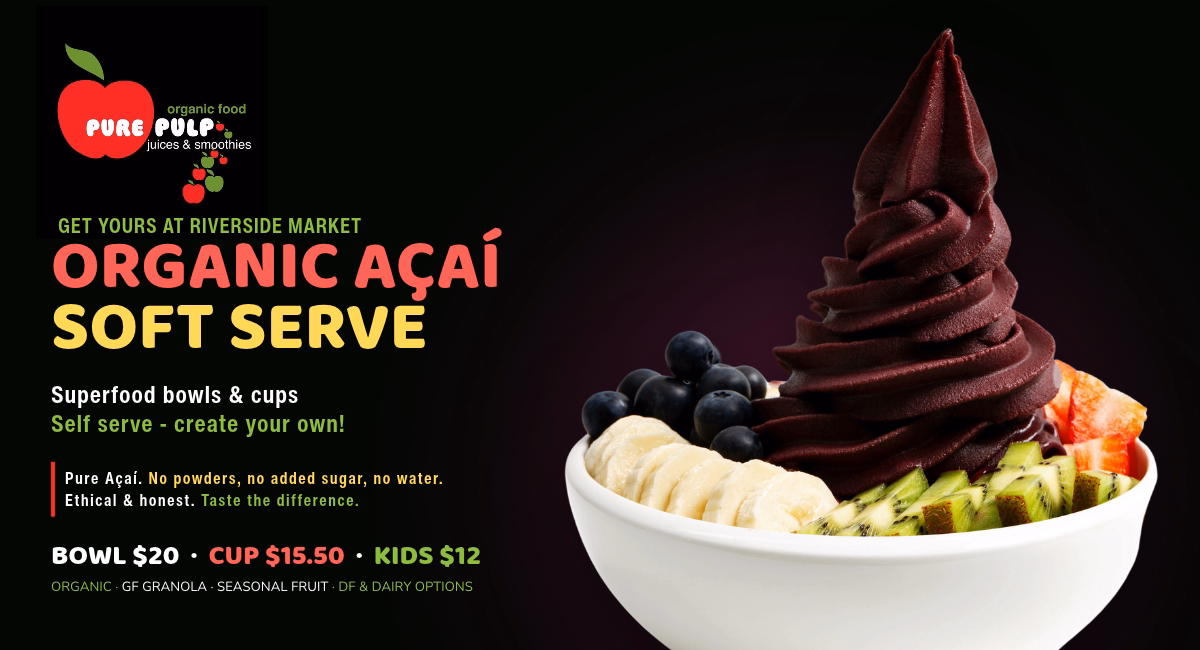 Acai soft serve